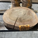 Rosewood schijf, Dikte 70mm, Ø 450mm